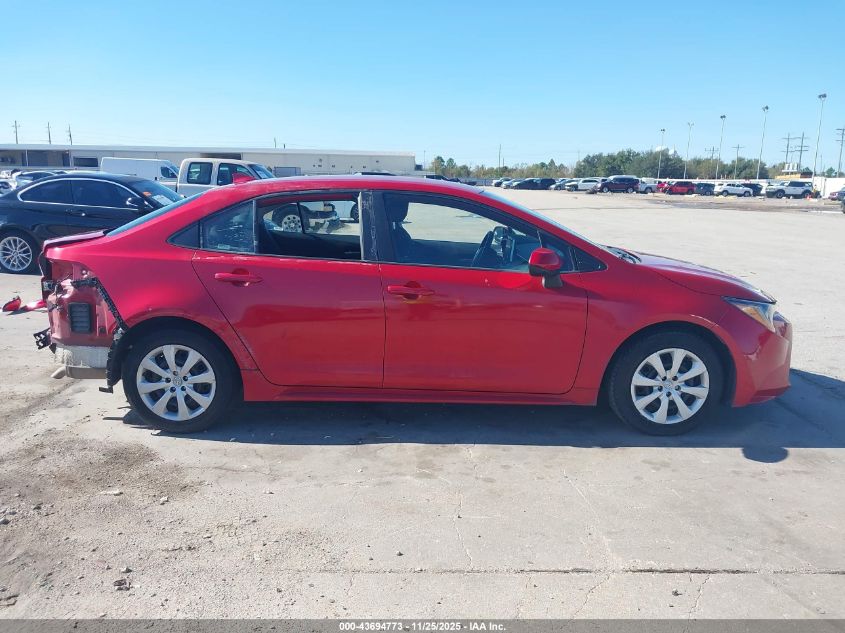 2021 Toyota Corolla Le VIN: 5YFEPMAE0MP236663 Lot: 43694773