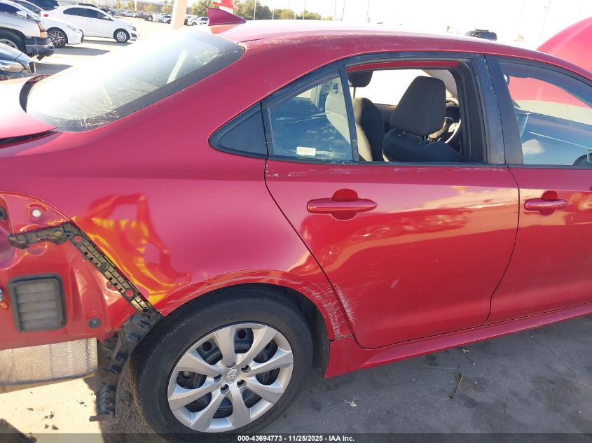 2021 Toyota Corolla Le VIN: 5YFEPMAE0MP236663 Lot: 43694773