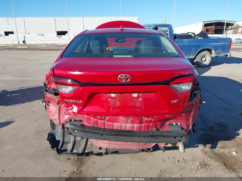 2021 Toyota Corolla Le VIN: 5YFEPMAE0MP236663 Lot: 43694773