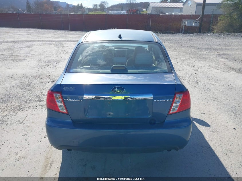 2008 Subaru Impreza 2.5I VIN: JF1GE61648H519383 Lot: 43694837