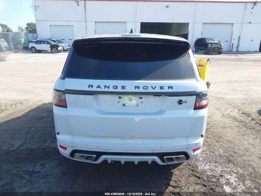 2020 Land Rover Range Rover Sport Svr VIN: SALWZ2RE3LA725626 Lot: 43694840