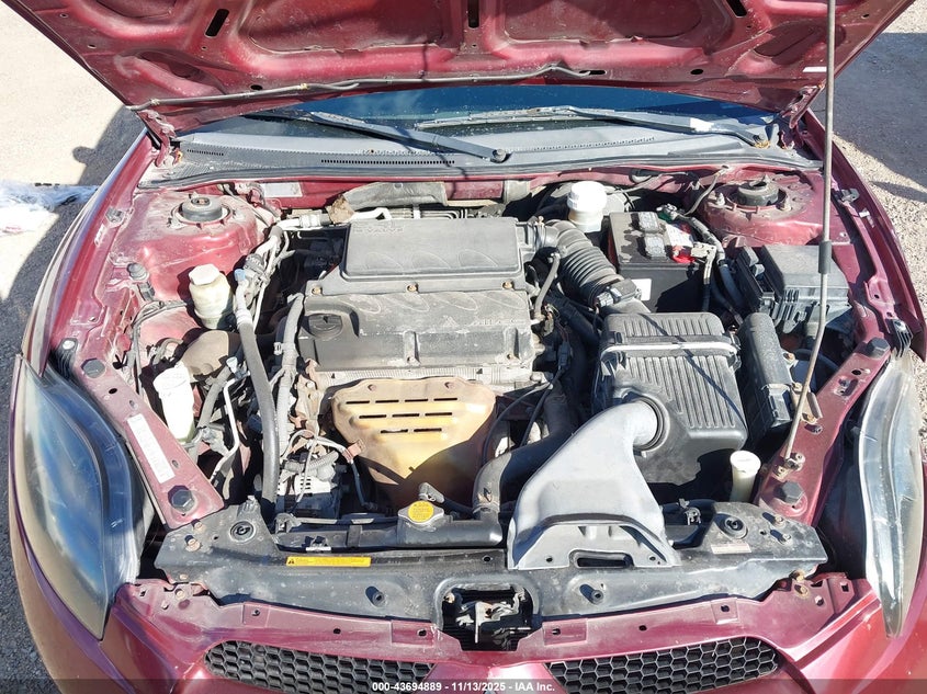 2007 Mitsubishi Eclipse Gs VIN: 4A3AK24FX7E004995 Lot: 43694889