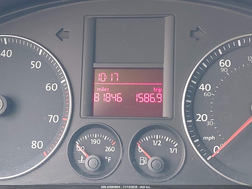 2008 Volkswagen Jetta S VIN: 3VWJZ71K98M154215 Lot: 43694904