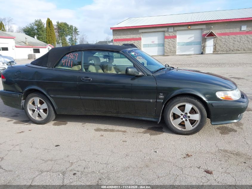 2003 Saab 9-3 Se VIN: YS3DF75K337004860 Lot: 43694911