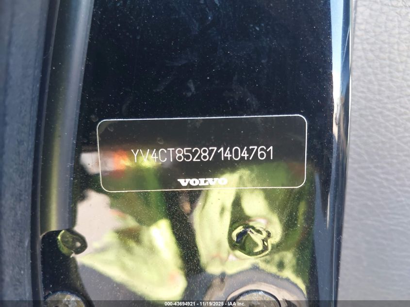 2007 Volvo Xc90 V8 Sport VIN: YV4CT852871404761 Lot: 43694921