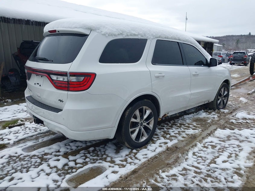 Vin: 1c4sdjct3ec307760, lot: 44190245, dodge durango r/t 20144