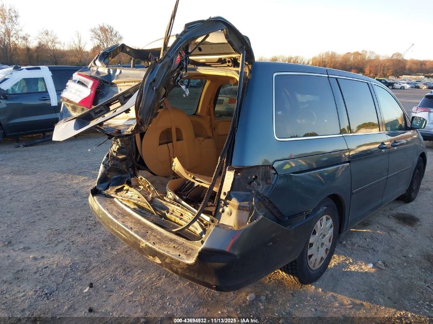 2006 Honda Odyssey Lx VIN: 5FNRL38266B089489 Lot: 43694932