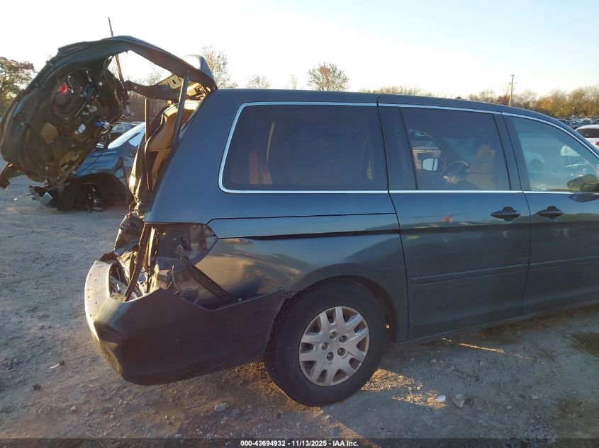 2006 Honda Odyssey Lx VIN: 5FNRL38266B089489 Lot: 43694932