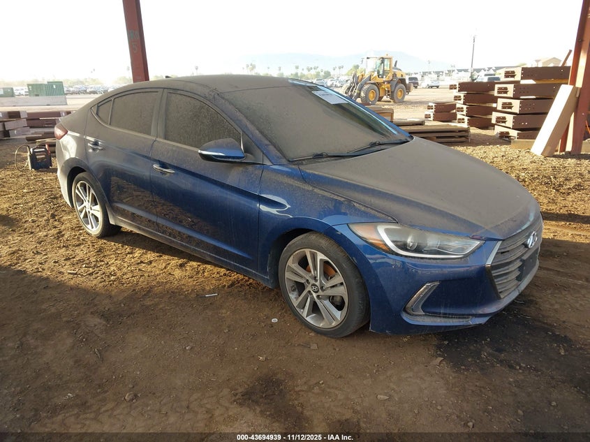 2017 HYUNDAI ELANTRA LIMITED - 5NPD84LFXHH130903
