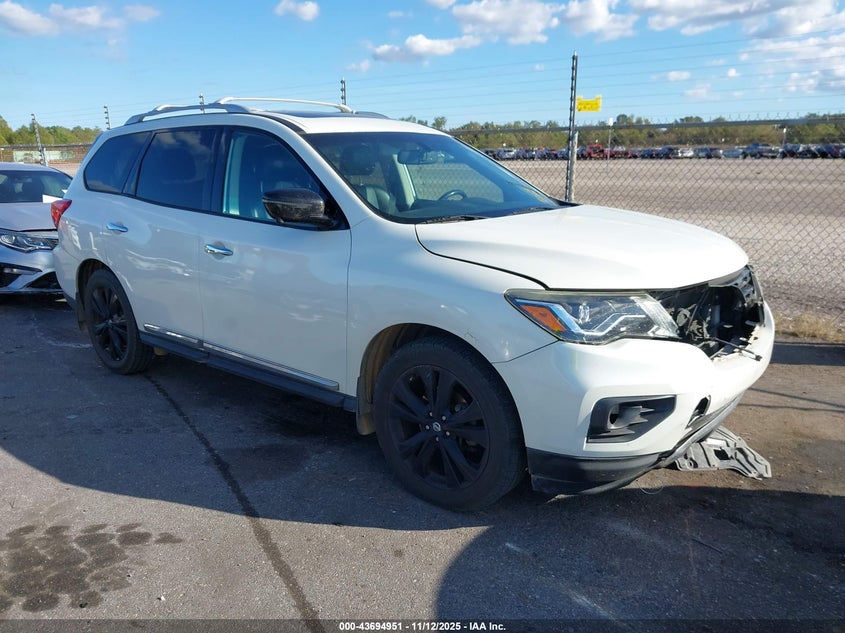 2017 NISSAN PATHFINDER PLATINUM - 5N1DR2MN7HC908878