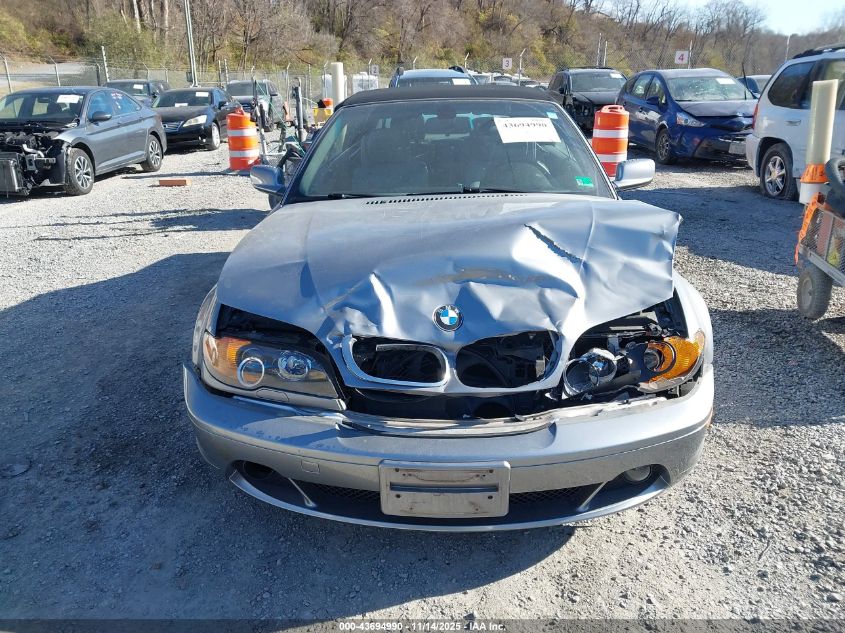 2004 BMW 325Ci VIN: WBABW33414PL28805 Lot: 43694990