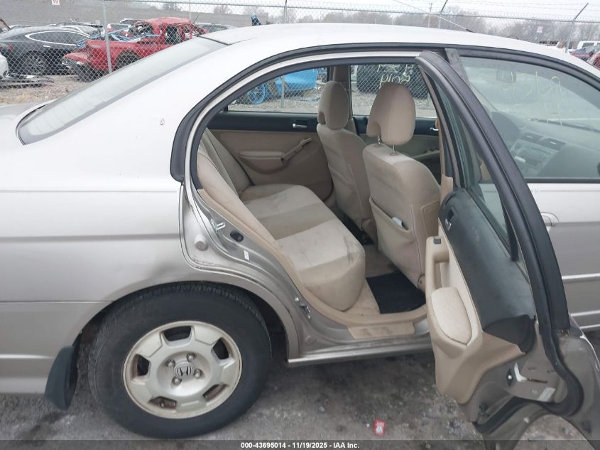 2005 Honda Civic Hybrid VIN: JHMES96665S010591 Lot: 43695014