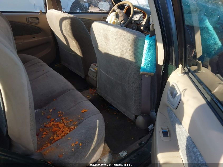 2001 Toyota Corolla Le VIN: 2T1BR12E31C458278 Lot: 43695029