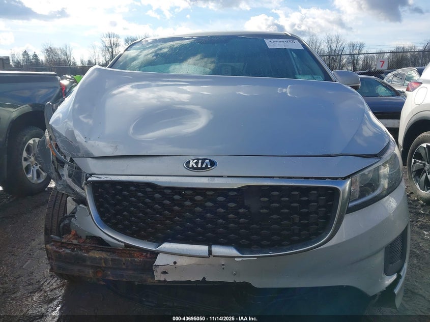 2016 Kia Sedona Lx VIN: KNDMB5C15G6168396 Lot: 43695050