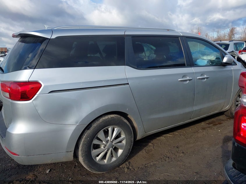 2016 Kia Sedona Lx VIN: KNDMB5C15G6168396 Lot: 43695050