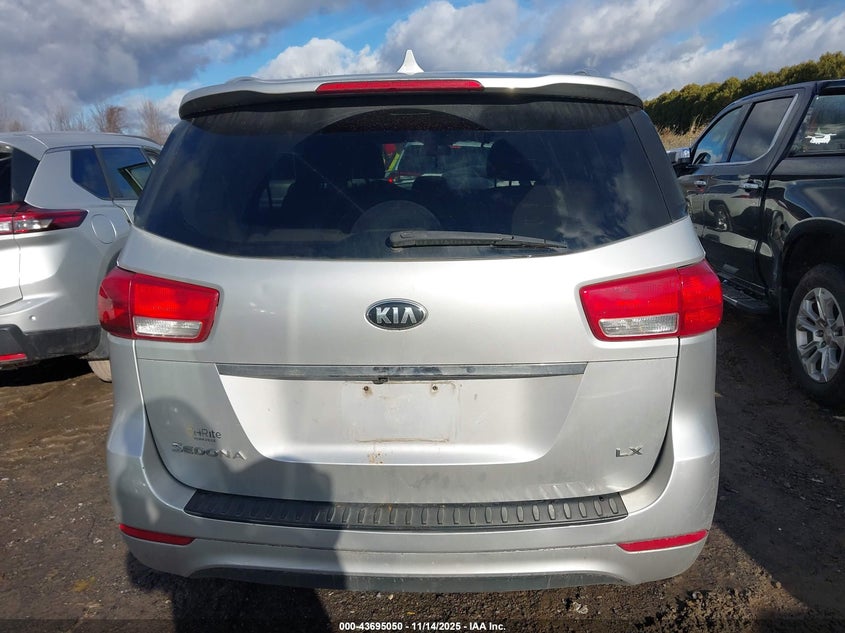 2016 Kia Sedona Lx VIN: KNDMB5C15G6168396 Lot: 43695050