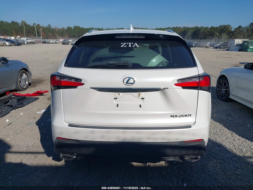 2017 Lexus Nx 200T VIN: JTJYARBZ4H2069593 Lot: 43695081