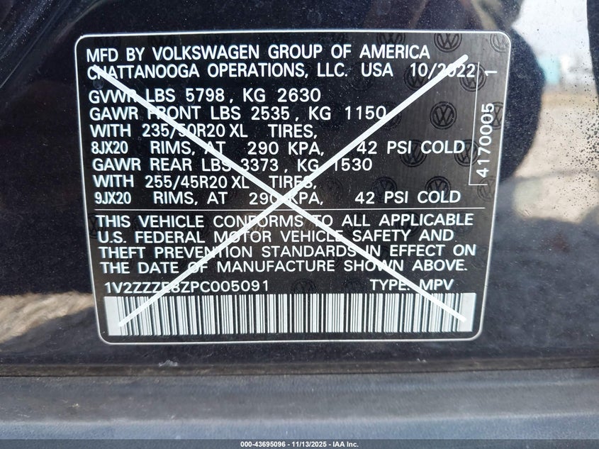 1V2ZZZE8ZPC005091 2023 VOLKSWAGEN ID.4 photo no. 9