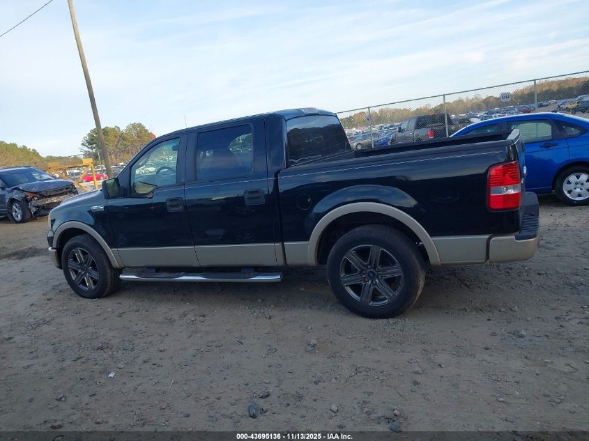 2008 Ford F-150 Lariat VIN: 1FTPW12V68FB62929 Lot: 43695136