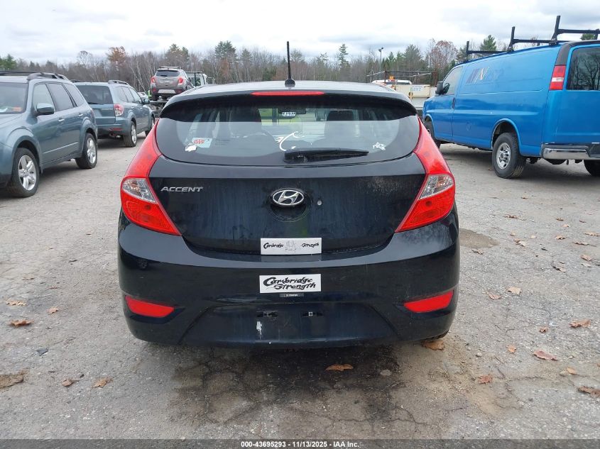 2014 Hyundai Accent Se VIN: KMHCU5AE6EU142678 Lot: 43695293