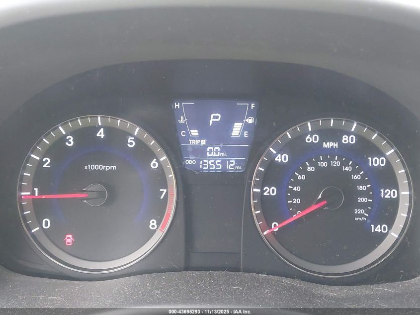 2014 Hyundai Accent Se VIN: KMHCU5AE6EU142678 Lot: 43695293