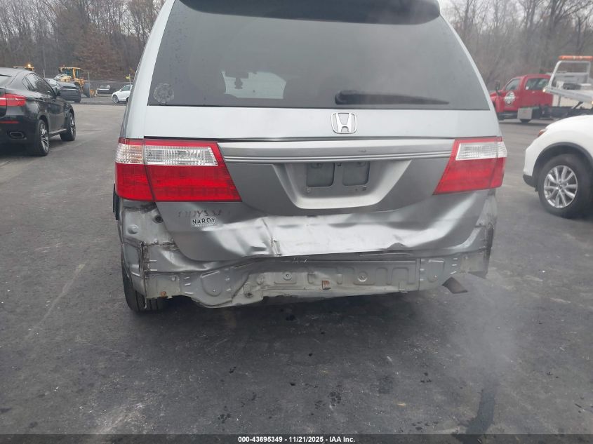 2007 Honda Odyssey Ex-L VIN: 5FNRL38737B095764 Lot: 43695349