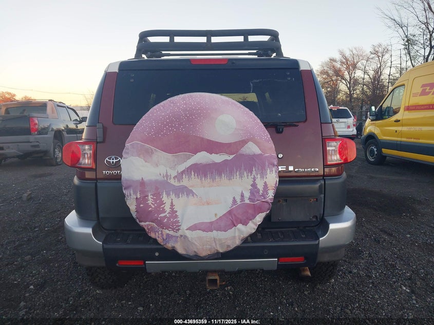 2008 Toyota Fj Cruiser VIN: JTEBU11F58K012405 Lot: 43695359