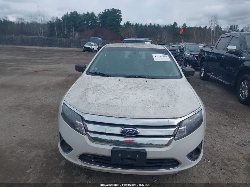 2012 Ford Fusion S VIN: 3FAHP0GA5CR118410 Lot: 43695368