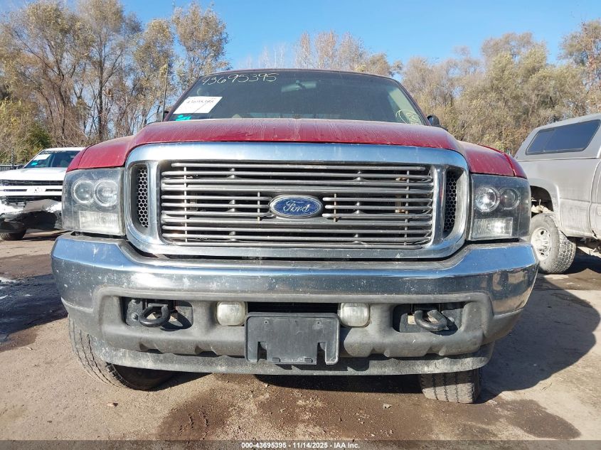 2001 Ford F-250 Lariat/Xl/Xlt VIN: 1FTNW21SX1EC60829 Lot: 43695395