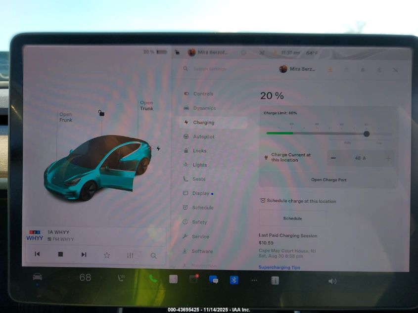 2018 Tesla Model 3 Long Range/Mid Range VIN: 5YJ3E1EA2JF034501 Lot: 43695425