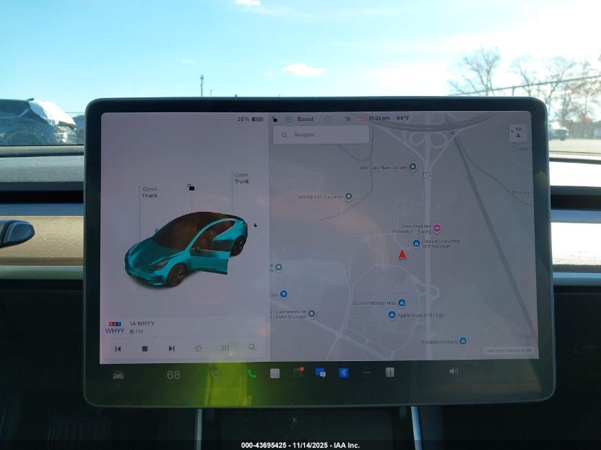 2018 Tesla Model 3 Long Range/Mid Range VIN: 5YJ3E1EA2JF034501 Lot: 43695425