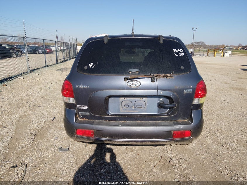 KM8SC13E16U072979 2006 HYUNDAI SANTA FE photo no. 16
