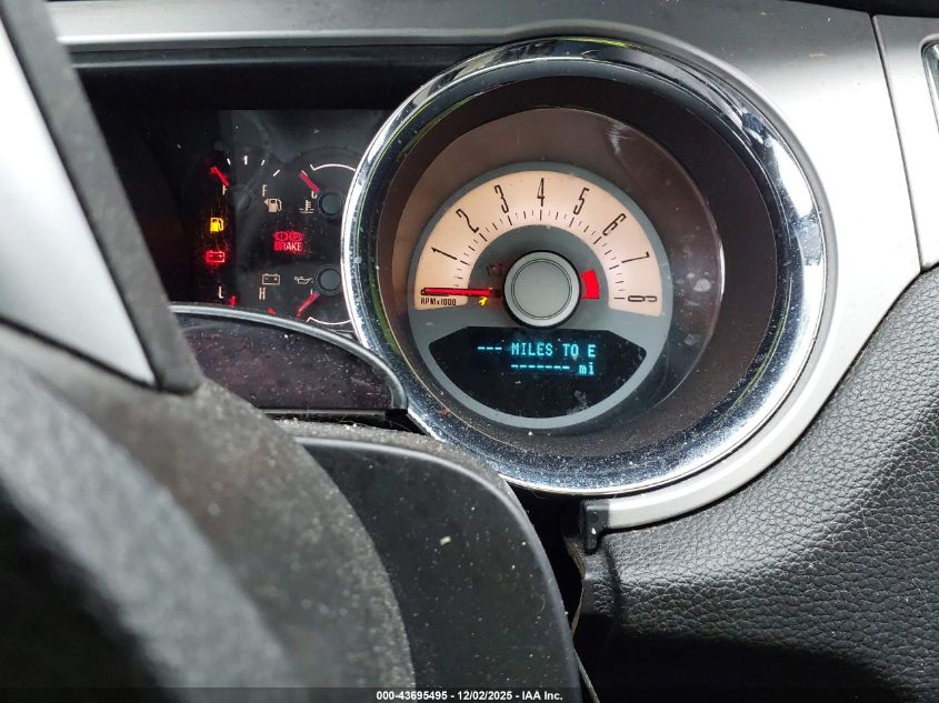 2012 Ford Mustang V6 Premium VIN: 1ZVBP8AM3C5210908 Lot: 43695495