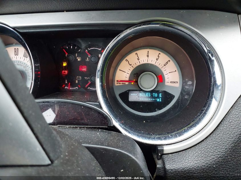 2012 Ford Mustang V6 Premium VIN: 1ZVBP8AM3C5210908 Lot: 43695495