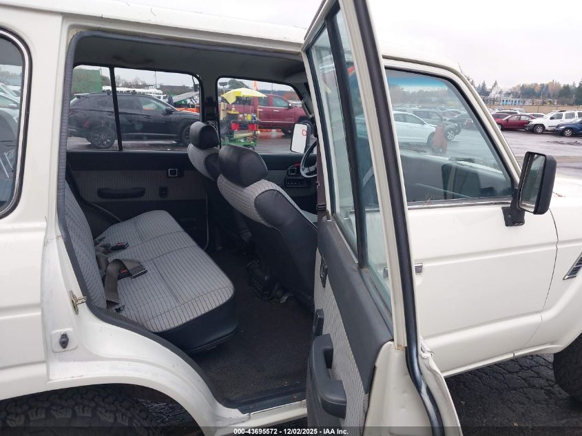 1988 Toyota Land Cruiser Fj62 Gx VIN: JT3FJ62G5J0081278 Lot: 43695572