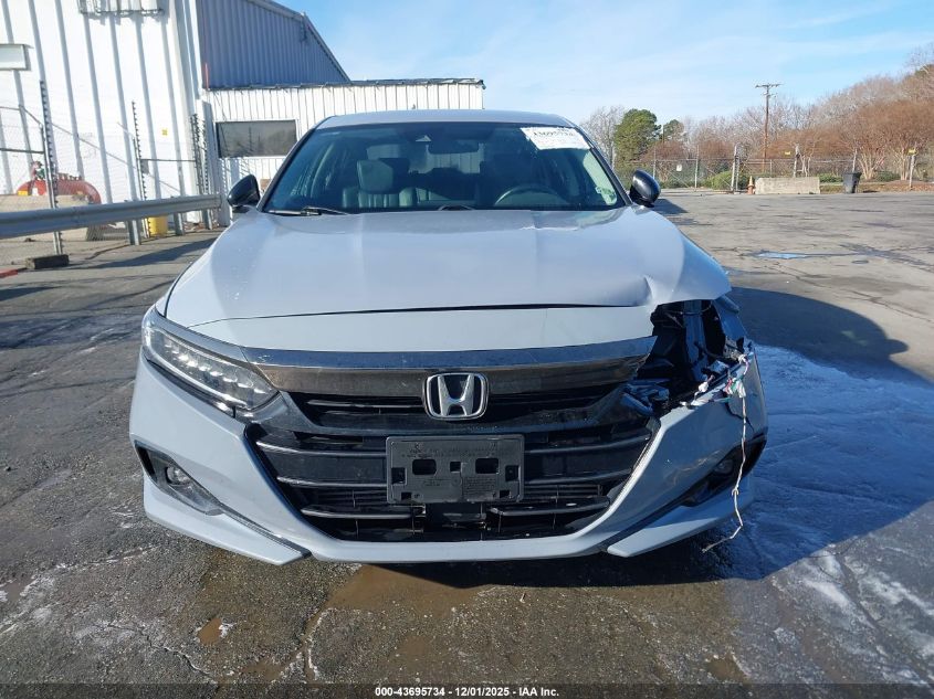 2022 Honda Accord Sport Special Edition VIN: 1HGCV1F4XNA011010 Lot: 43695734