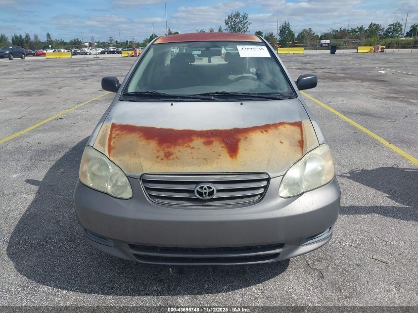 2003 Toyota Corolla Ce VIN: 1NXBR32E33Z038923 Lot: 43695748