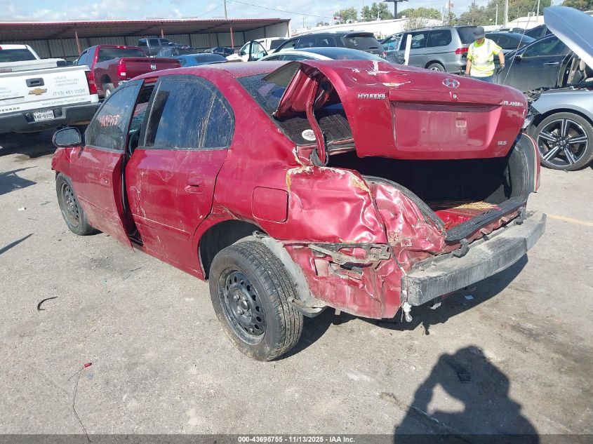 KMHDN45D03U555643 2003 HYUNDAI ELANTRA photo no. 3