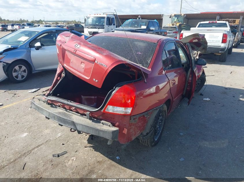 KMHDN45D03U555643 2003 HYUNDAI ELANTRA photo no. 4