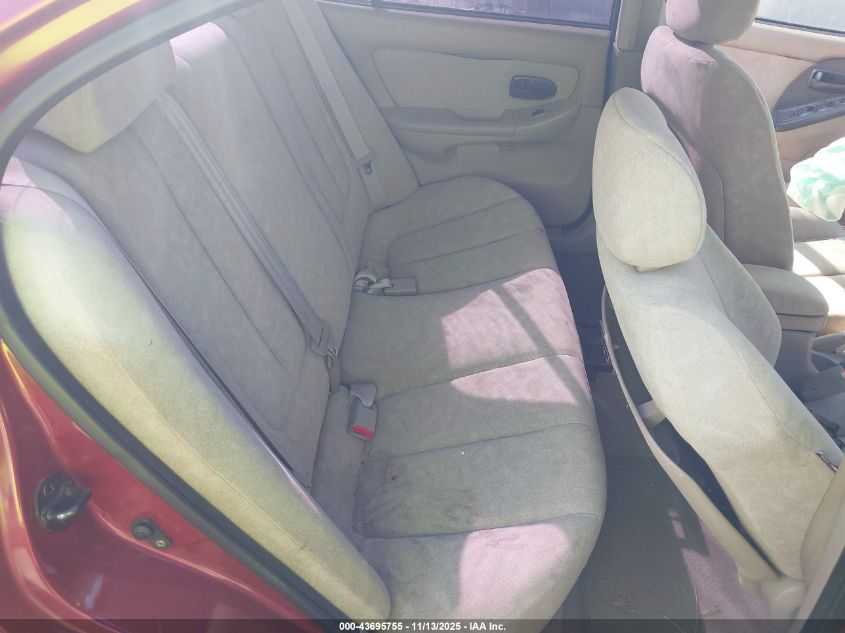 2003 Hyundai Elantra Gls/Gt VIN: KMHDN45D03U555643 Lot: 43695755