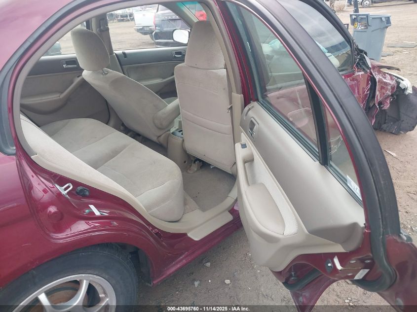 2002 Honda Civic Lx VIN: 2HGES16542H513938 Lot: 43695760