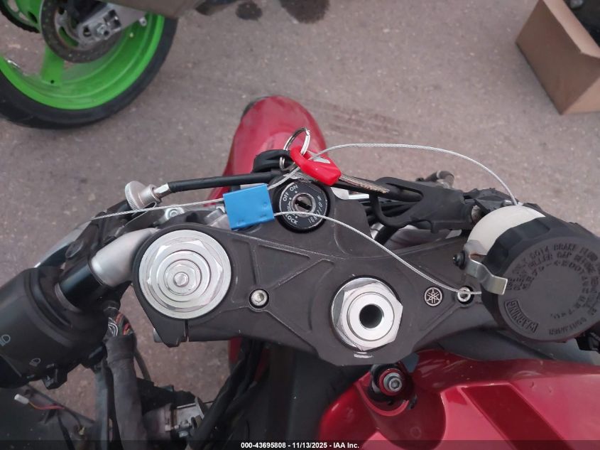 2011 Yamaha Yzfr1 VIN: JYARN23E8BA009307 Lot: 43695808