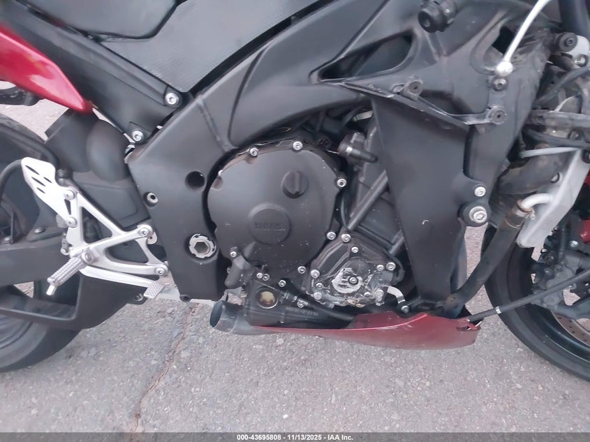 2011 Yamaha Yzfr1 VIN: JYARN23E8BA009307 Lot: 43695808