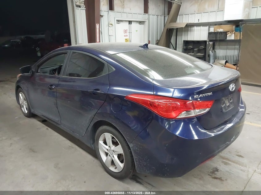 2013 HYUNDAI ELANTRA GLS 5NPDH4AE4DH343740