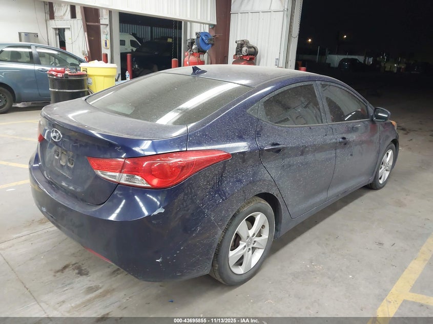 2013 HYUNDAI ELANTRA GLS 5NPDH4AE4DH343740