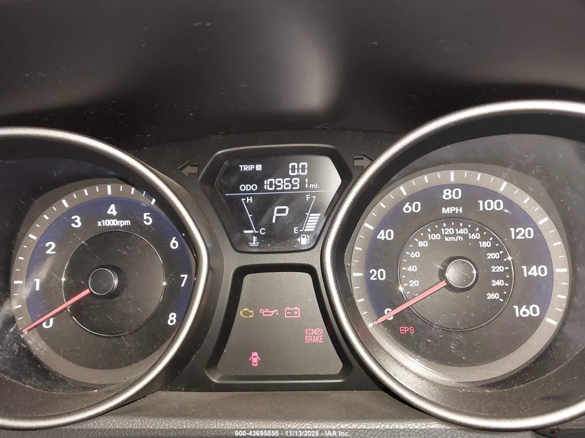 2013 HYUNDAI ELANTRA GLS 5NPDH4AE4DH343740