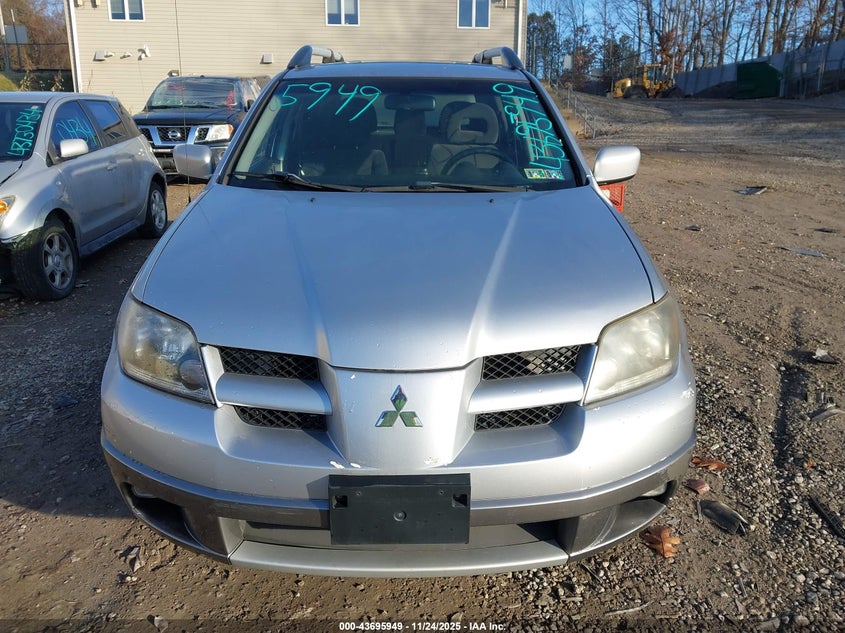 2004 Mitsubishi Outlander Xls VIN: JA4LZ41FX4U028474 Lot: 43695949