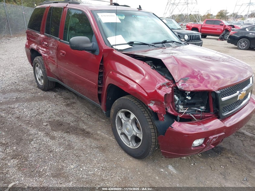 2009 Chevrolet Trailblazer Lt VIN: 1GNDT33S692115038 Lot: 43696000