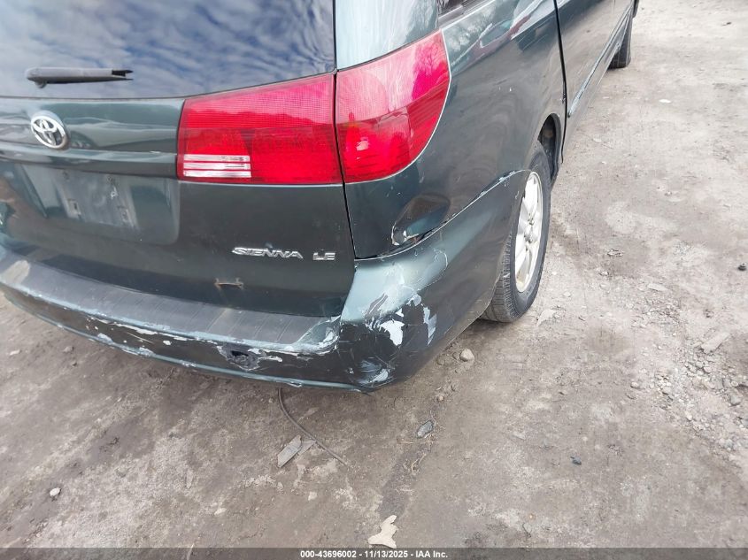 2004 Toyota Sienna Le VIN: 5TDZA23C34S161192 Lot: 43696002