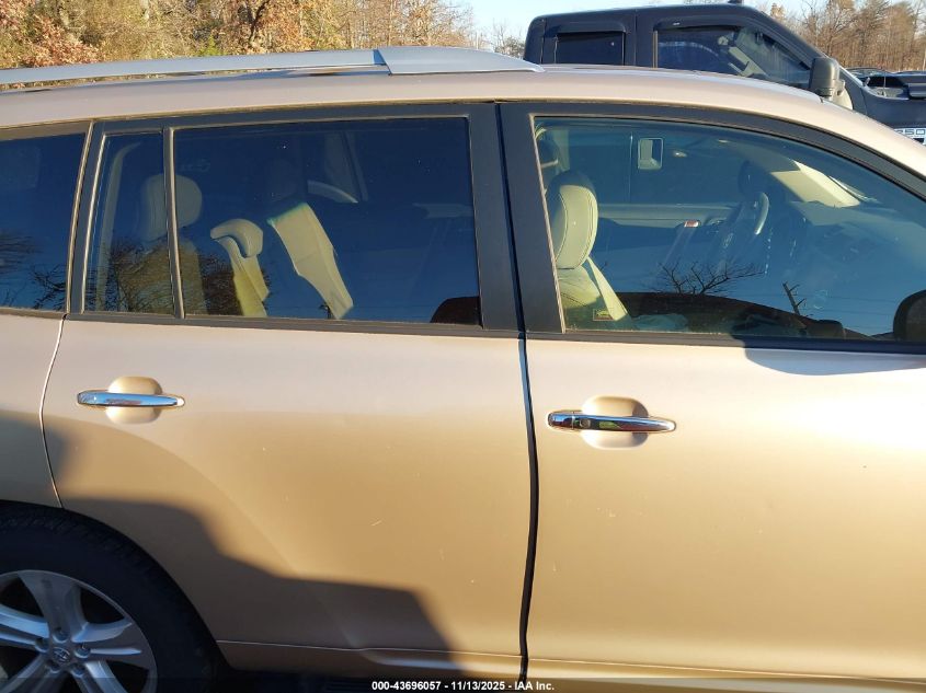 2008 Toyota Highlander Limited VIN: JTEES42A182093622 Lot: 43696057